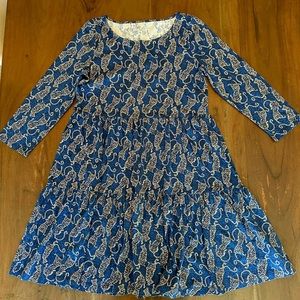 Lilly Pulitzer Geanna cheetah Low Tide dress-size medium-VGUC-knit swing dress